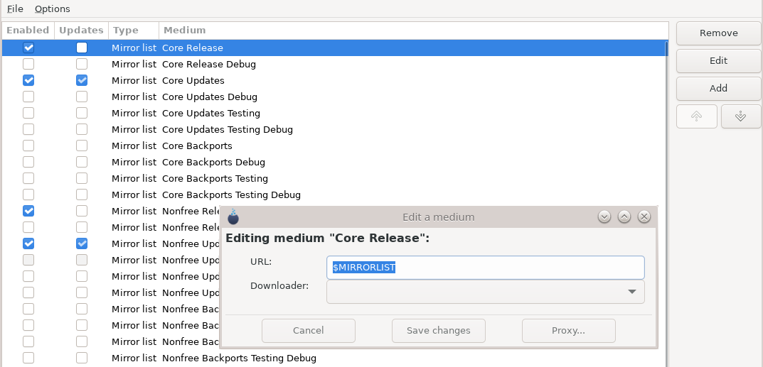 Mirror List in Media definitions after removing all of the extra ones I had added - Screenshot_20211209_160808.png